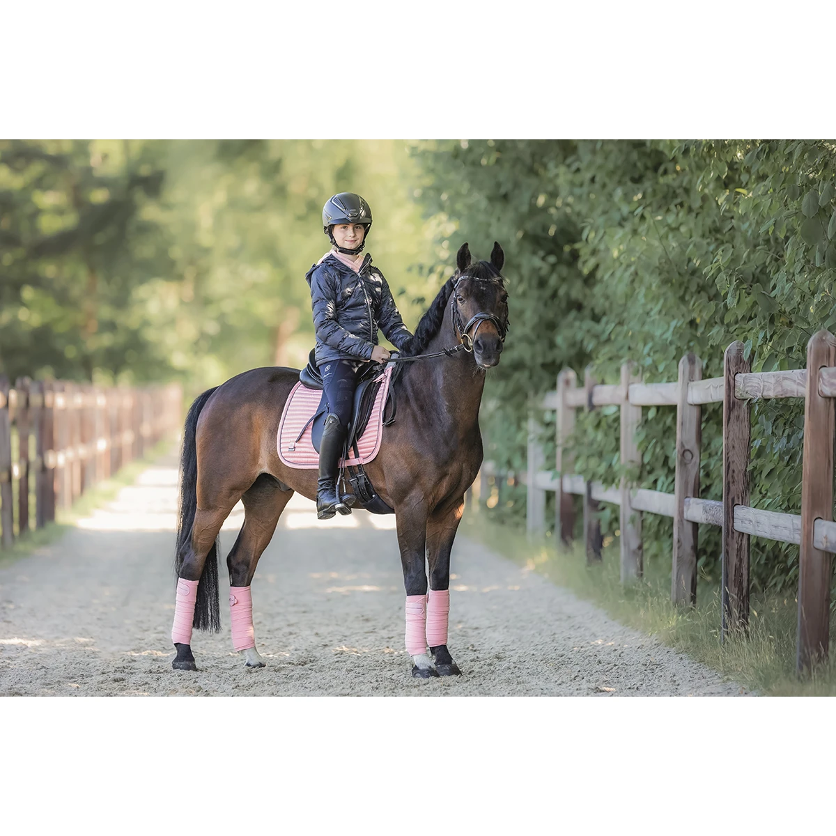 Bandages Cavallo Jola Roze 4 Bandages Cavallo Jola Roze - Afbeelding 4