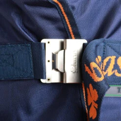 Deken Bucas Therapy Turnout Light Donkerblauw-oranje -Paardenbenodigdheden Winkel deken bucas therapy turnout light donkerblauw oranje 1500x1500 119303