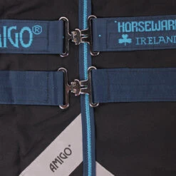 Deken Horseware Amigo Bravo 100gr Donkerblauw -Paardenbenodigdheden Winkel deken horseware amigo bravo 100gr donkerblauw 1500x1500 108503