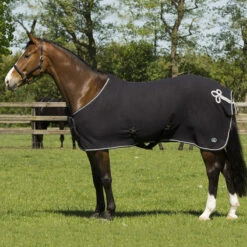 Deken QHP Eldorado Fleece Zwart -Paardenbenodigdheden Winkel deken qhp eldorado fleece zwart 1500x1500 114826