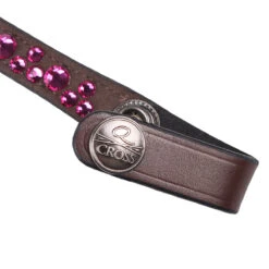 Frontriem QHP Eldorado Bruin-roze -Paardenbenodigdheden Winkel frontriem qhp eldorado bruin roze 1500x1500 130632