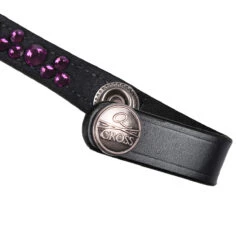 Frontriem QHP Eldorado Zwart-paars -Paardenbenodigdheden Winkel frontriem qhp eldorado zwart paars 1500x1500 130604