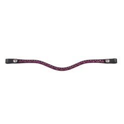 Frontriem QHP Eldorado Zwart-roze