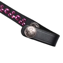 Frontriem QHP Eldorado Zwart-roze -Paardenbenodigdheden Winkel frontriem qhp eldorado zwart roze 1500x1500 130601