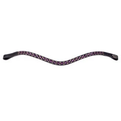 Frontriem QHP Menton Zwart-paars