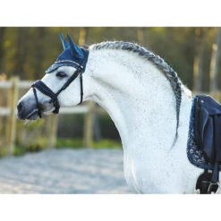 Oornetje Horsegear HGVelvet Dapple Darkturquoise -Paardenbenodigdheden Winkel oornetje horsegear hgvelvet dapple darkturquoise 1500x1500 185484