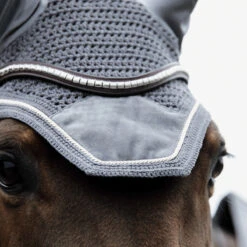 Oornetje Kentucky Wellington Velvet Grijs -Paardenbenodigdheden Winkel oornetje kentucky wellington velvet grijs 1500x1500 144743