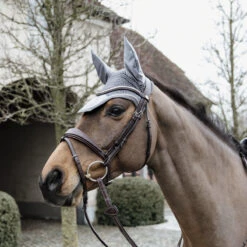 Oornetje Kentucky Wellington Velvet Grijs -Paardenbenodigdheden Winkel oornetje kentucky wellington velvet grijs 1500x1500 144744