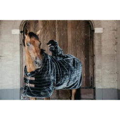 Staldeken Kentucky Fake Fur Donkergrijs -Paardenbenodigdheden Winkel staldeken kentucky fake fur donkergrijs 1500x1500 139886