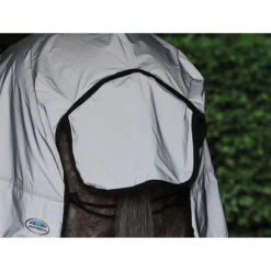 Uitrijdeken WeatherBeeta Reflective Zwart-zilver -Paardenbenodigdheden Winkel uitrijdeken weatherbeeta reflective zwart zilver 1500x1500 135295