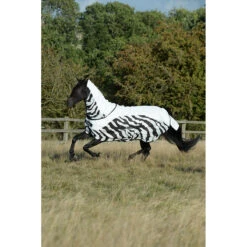 Vliegendeken Bucas Buzz-Off Rain Zebra With Neck Zebra -Paardenbenodigdheden Winkel vliegendeken bucas buzz off rain zebra with neck zebra 1500x1500 180679