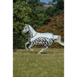 Vliegendeken Bucas Buzz-Off Rain Zebra With Neck Zebra -Paardenbenodigdheden Winkel vliegendeken bucas buzz off rain zebra with neck zebra 1500x1500 180680