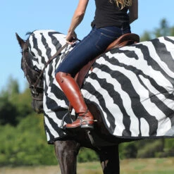 Vliegendeken Bucas Buzz Off Riding Zebra Zebra -Paardenbenodigdheden Winkel vliegendeken bucas buzz off riding zebra zebra 1500x1500 123751