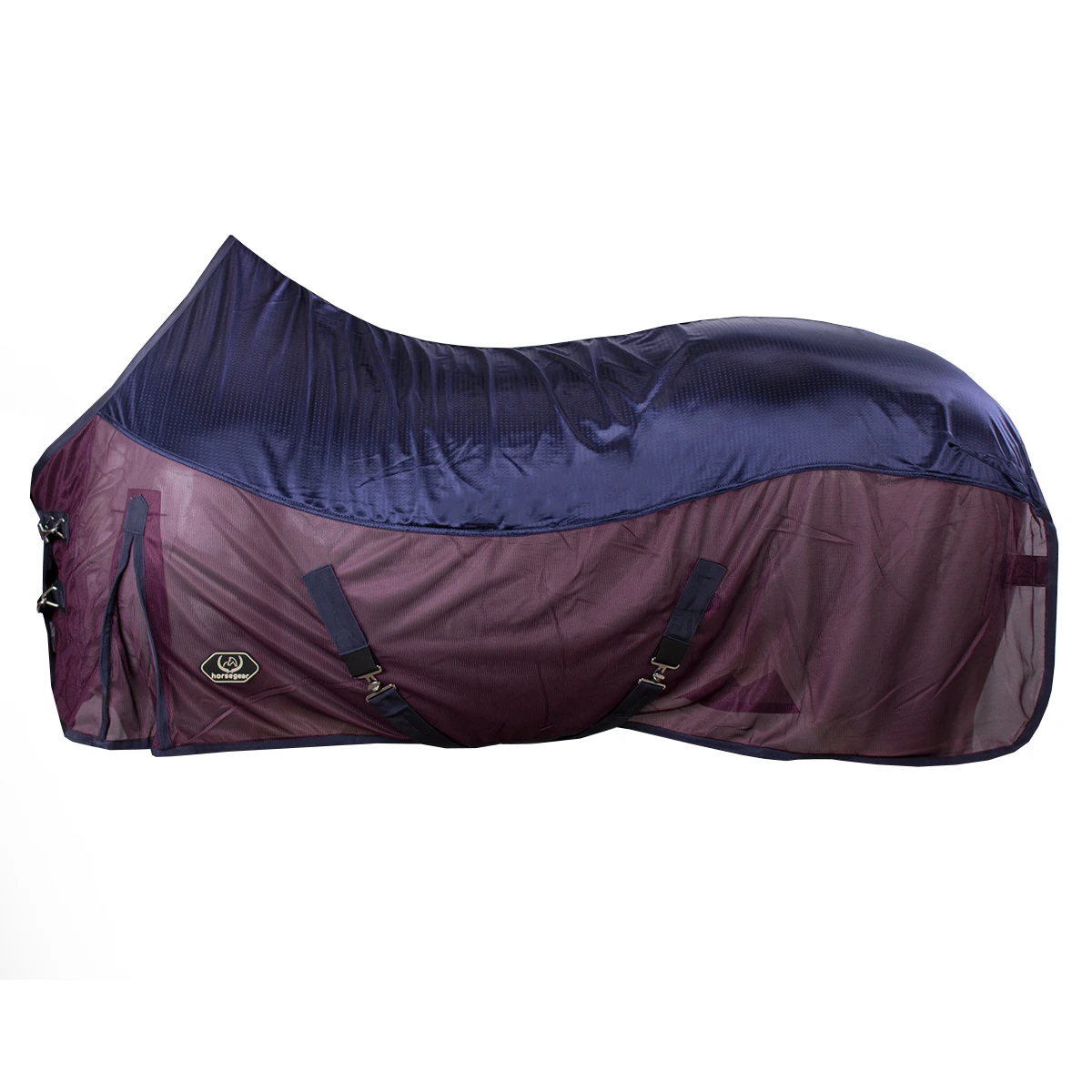 Vliegendeken Horsegear Catus Donkerblauw-paars 1 Vliegendeken Horsegear Catus Donkerblauw-paars
