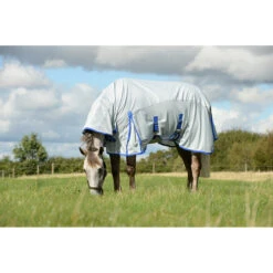 Vliegendeken WeatherBeeta ComFiTec 600D Combo Neck Zilver -Paardenbenodigdheden Winkel vliegendeken weatherbeeta comfitec 600d combo neck zilver 1500x1500 134727