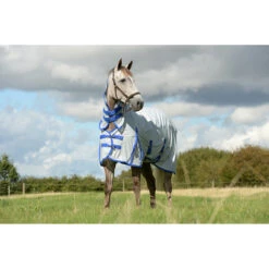 Vliegendeken WeatherBeeta ComFiTec 600D Combo Neck Zilver -Paardenbenodigdheden Winkel vliegendeken weatherbeeta comfitec 600d combo neck zilver 1500x1500 134728
