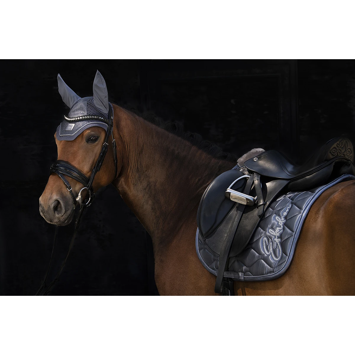 Zadeldek Eskadron Essence Satin Donkerblauw 9 Zadeldek Eskadron Essence Satin Donkerblauw - Afbeelding 9