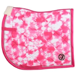 Zadeldek Harry's Horse Tie Dye Roze-wit -Paardenbenodigdheden Winkel zadeldek harry s horse tie dye roze wit 1500x1500 127616