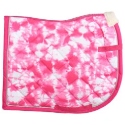 Zadeldek Harry's Horse Tie Dye Roze-wit -Paardenbenodigdheden Winkel zadeldek harry s horse tie dye roze wit 1500x1500 127617
