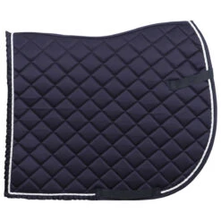 Zadeldek Horsegear Ruffle Donkerblauw -Paardenbenodigdheden Winkel zadeldek horsegear ruffle donkerblauw 1500x1500 143211