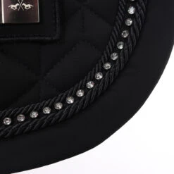 Zadeldek HV POLO HVPJune Dressuur Zwart -Paardenbenodigdheden Winkel zadeldek hv polo hvpjune dressuur zwart 1500x1500 183447
