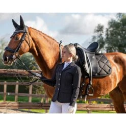 Zadeldek PresTeq PerformNow Zwart -Paardenbenodigdheden Winkel zadeldek presteq performnow zwart 1500x1500 184009