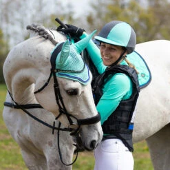 Zadeldek QHP Eldorado Turquoise -Paardenbenodigdheden Winkel zadeldek qhp eldorado turquoise 1500x1500 156552