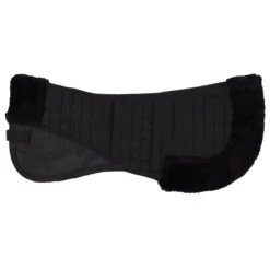 Paardenbenodigdheden Winkel 26 Zadelonderlegger Epplejeck Faux Fur Black-black