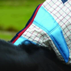 Zomerdeken WeatherBeeta Breeze III Combo Neck Blauw-wit -Paardenbenodigdheden Winkel zomerdeken weatherbeeta breeze iii combo neck blauw wit 1500x1500 156584