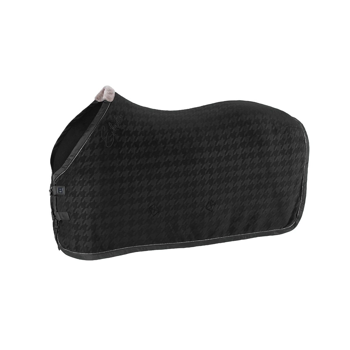 Zweetdeken Eskadron Essence Fleece Stamp Zwart 1 Zweetdeken Eskadron Essence Fleece Stamp Zwart