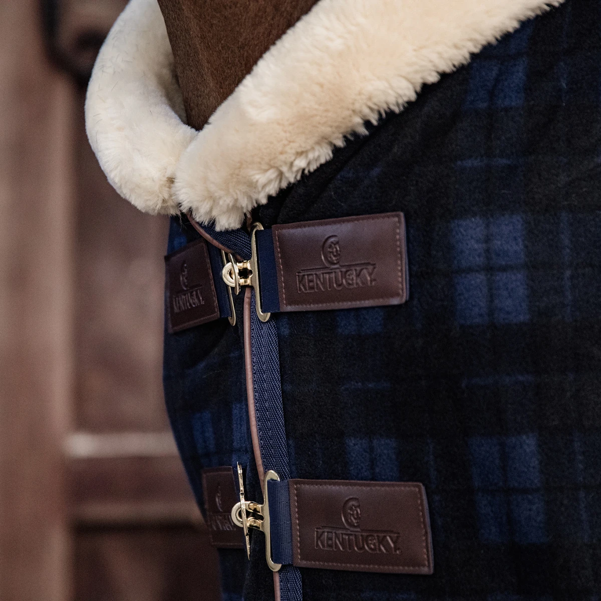 Zweetdeken Kentucky Show Heavy Blauw 2 Zweetdeken Kentucky Show Heavy Blauw - Afbeelding 2