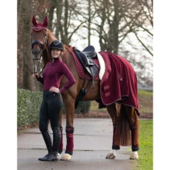 Zweetdeken QHP Brilliance Donkerrood -Paardenbenodigdheden Winkel zweetdeken qhp brilliance donkerrood 1500x1500 140726