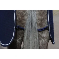 Zweetdeken WeatherBeeta Thermocell Cooler Donkerblauw-wit -Paardenbenodigdheden Winkel zweetdeken weatherbeeta thermocell cooler donkerblauw wit 1500x1500 135352